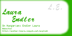 laura endler business card